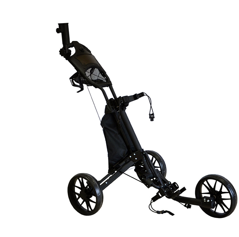 black golftrolley