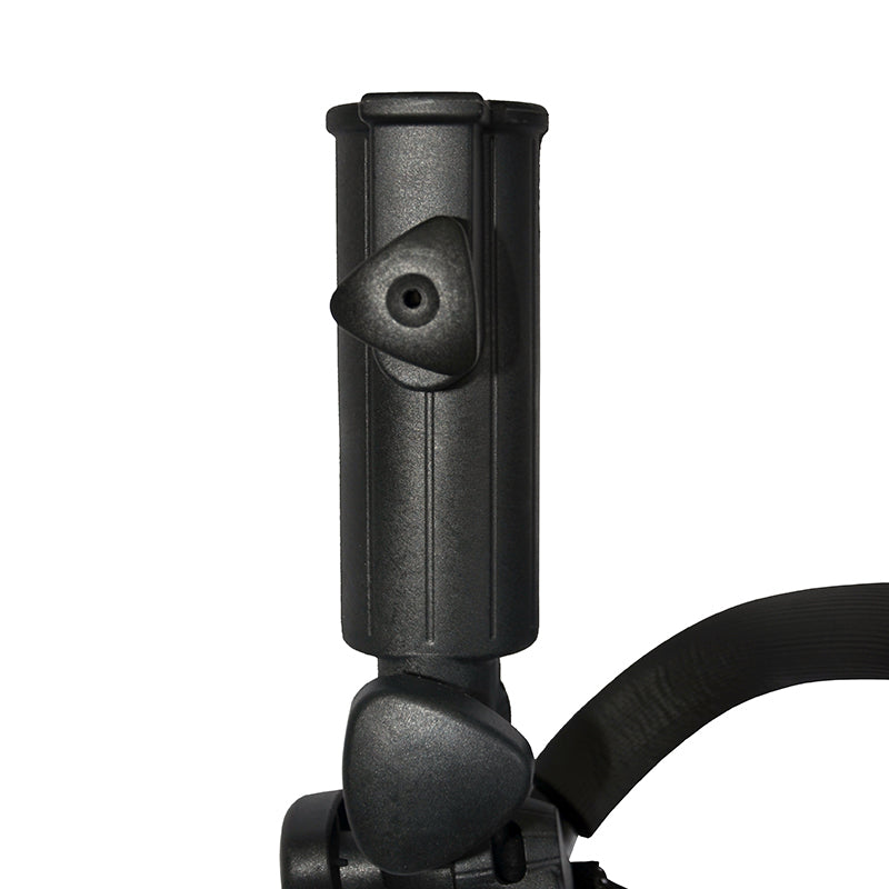 GolfRolfe 14385 Premium Golf Trolley in schwarz mit grünen Reifen