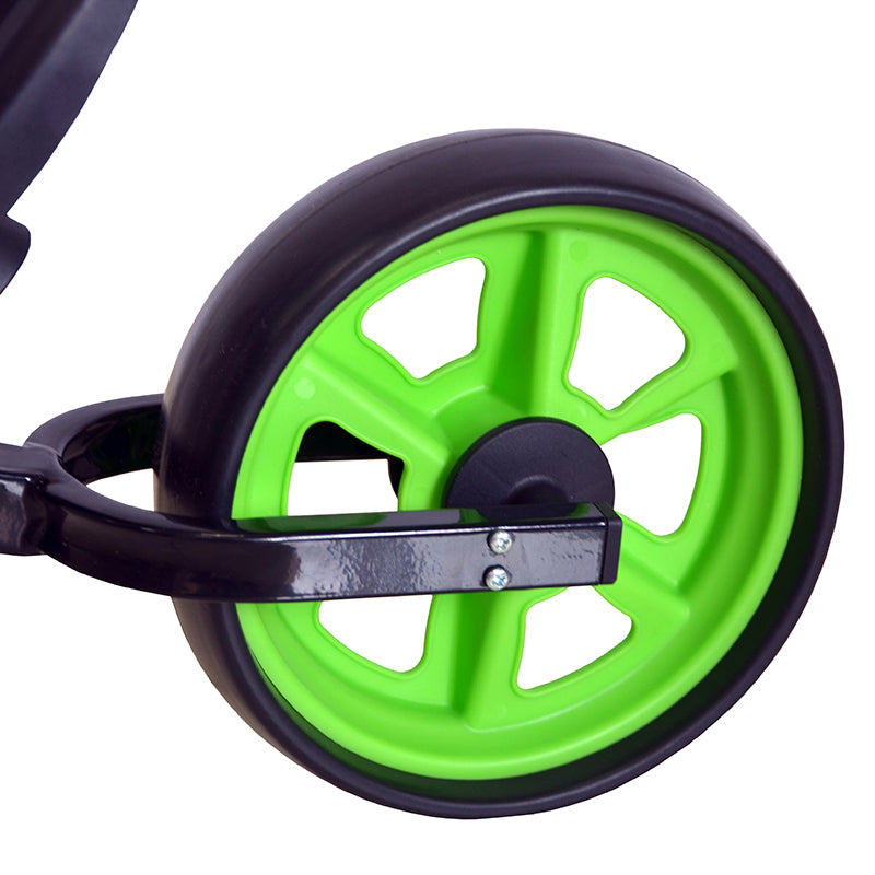 golftrolley green wheels