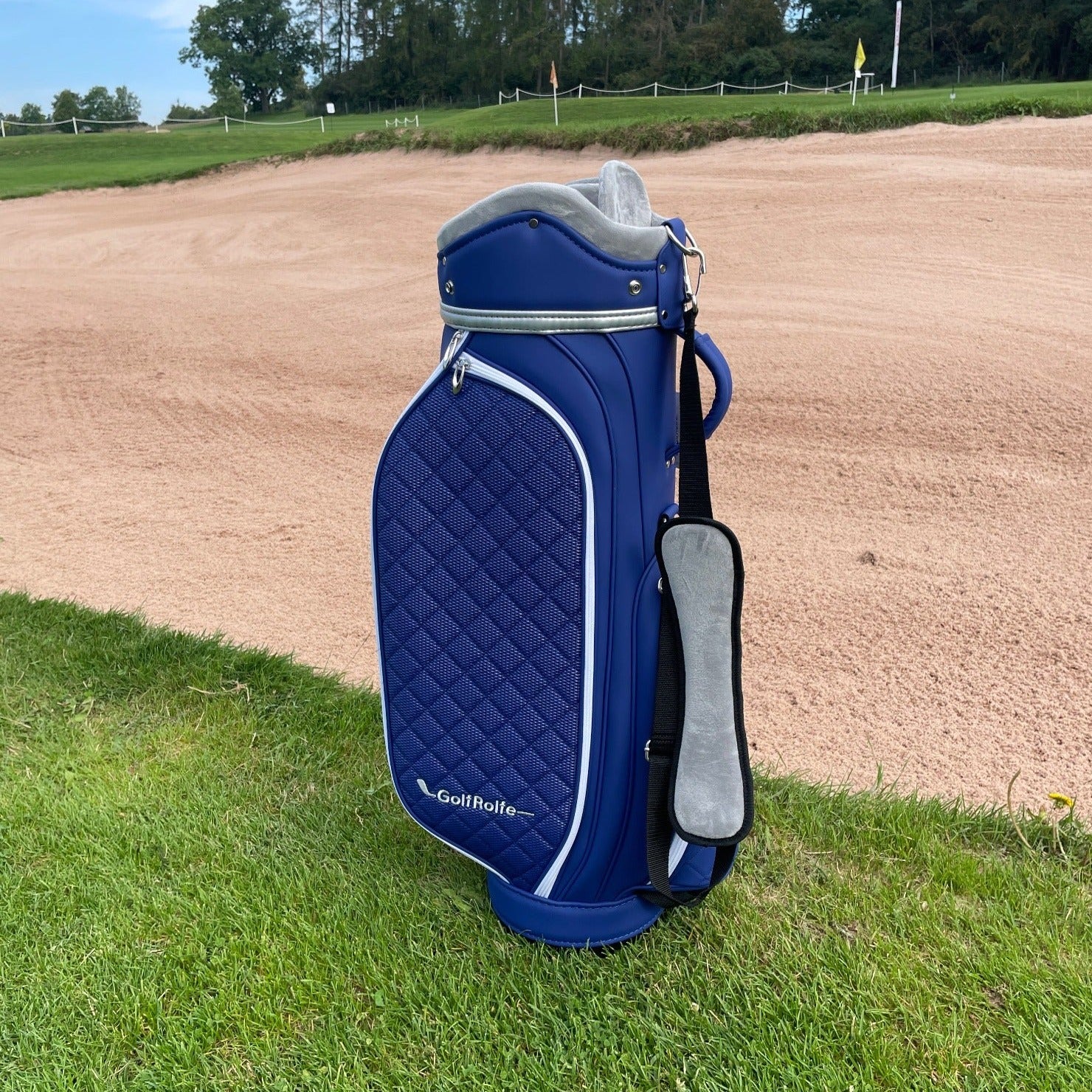blue fashion golfbag